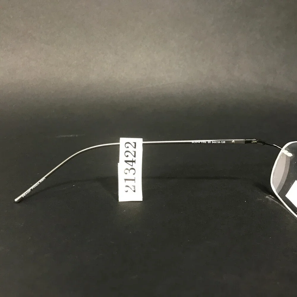 Roberto Steffani SC014 COL 20 Eyeglasses Frames Grey Rectangular 54-18-135